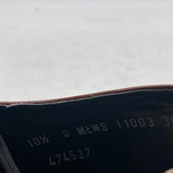 Stacy Adams Brown Patent Italian Leather Loafers Dress Shoes size 10.5 - Picture 5 of 6